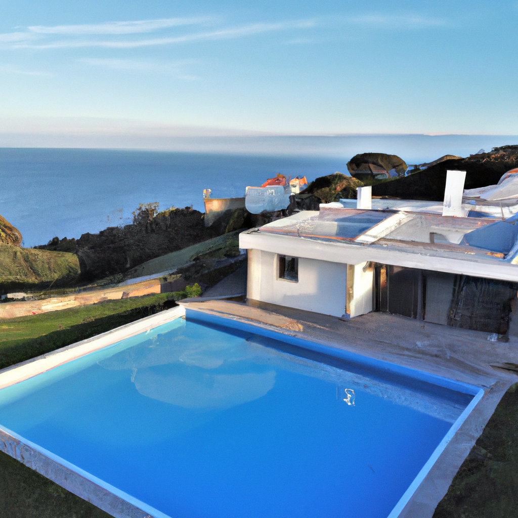 Lussuosa villa con piscina e vista sul mare